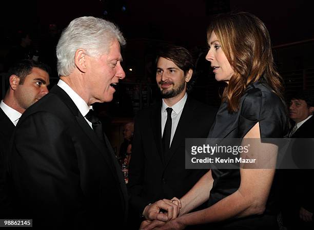 President Bill Clinton and Katherine Bigelow attends Time's 100 most influential people in the world gala at Frederick P. Rose Hall, Jazz at Lincoln...