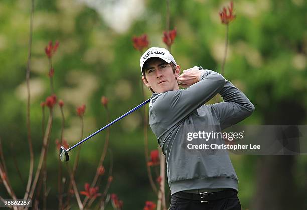 Jack Emerson of Bearwood Lakes GC in action during the Powerade PGA Assistants' Championship South Qualifier at Coombe Wood Golf Club on May 5, 2010...
