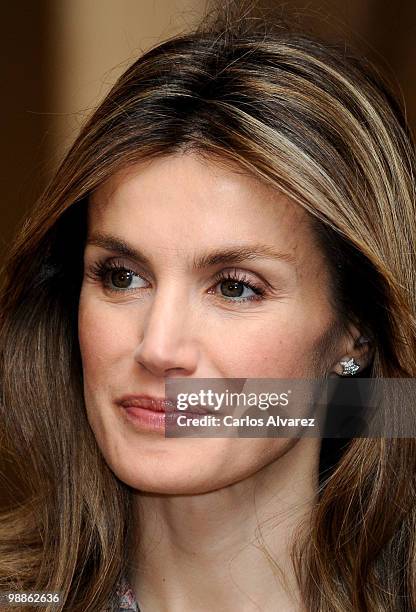 Princess Letizia of Sapin attends "Global Executive MBA" audience at the Zarzuela Palace on May 5, 2010 in Madrid, Spain.