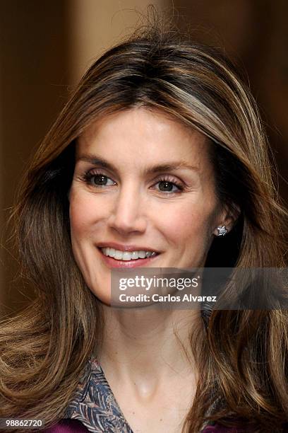 Princess Letizia of Sapin attends "Global Executive MBA" audience at the Zarzuela Palace on May 5, 2010 in Madrid, Spain.