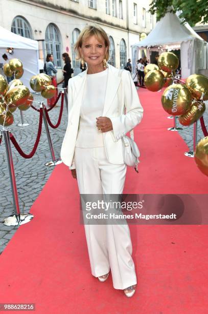 Actress Uschi Glas at the Event Movie meets Media during the Munich Film Festival on June 30, 2018 in Munich, Germany.