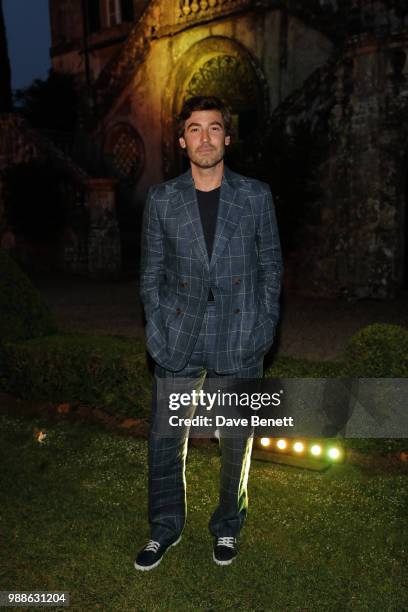 Robert Konjic attends Rosetta Getty's third annual Tuscany weekend at Villa Cetinale on June 30, 2018 in Italy.