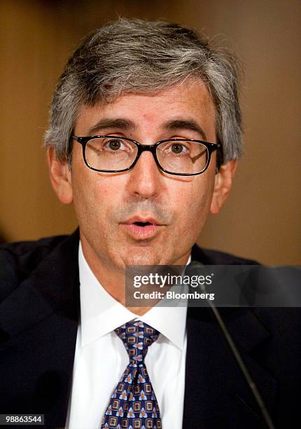 Warren Spector, former president and co-chief operating officer of Bear Stearns Cos., testifies at a Financial Crisis Inquiry Commission hearing on...