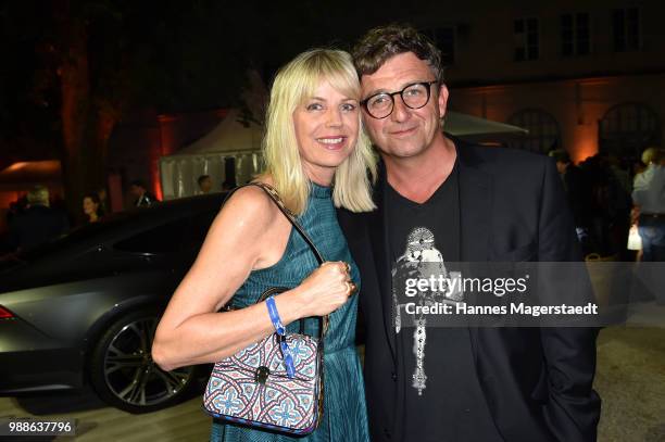 Hans Sigl and his wife Susanne Sigl at the Event Movie meets Media during the Munich Film Festival on June 30, 2018 in Munich, Germany.