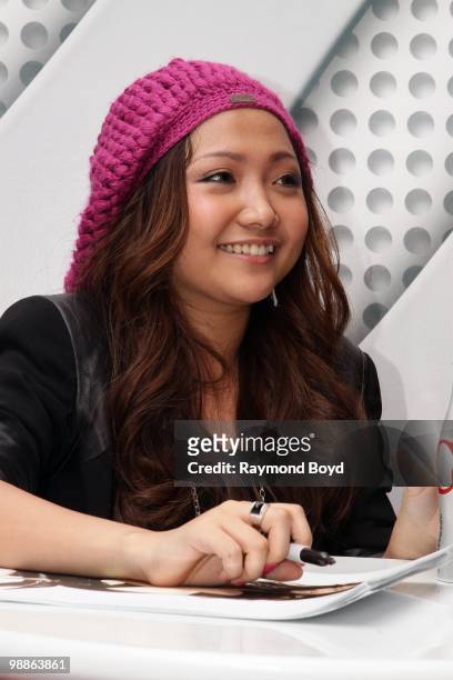 Singer Charice signs autographs in the KISS-FM "Coca-Cola Lounge" in Chicago, Illinois on MAY 04, 2010.