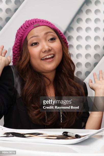 Singer Charice signs autographs in the KISS-FM "Coca-Cola Lounge" in Chicago, Illinois on MAY 04, 2010.