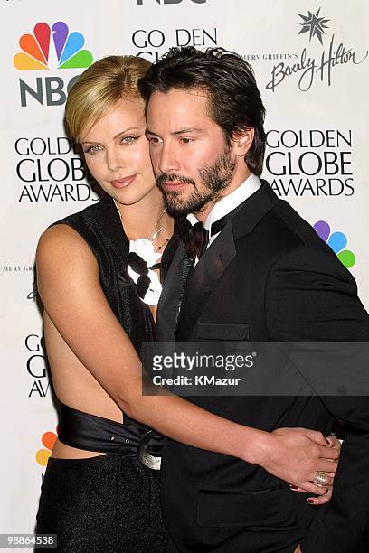 Charlize Theron and Keanu Reeves