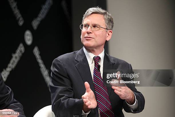 Ethan Harris, head of North America economics at Bank of America-Merrill Lynch Global Research, speaks during the Bloomberg Markets Global Hedge Fund...