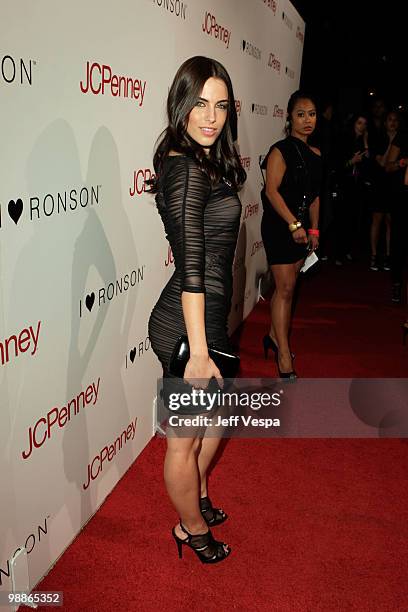 Actress Jessica Lowndes arrives at Charlotte Ronson and JCPenney Spring Cocktail Jam held at Milk Studios on May 4, 2010 in Los Angeles, California.