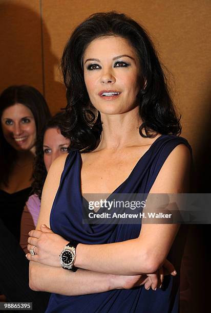 Actress Catherine Zeta-Jones attends the 2010 Tony Awards Meet the Nominees Press Reception on May 5, 2010 in New York City.