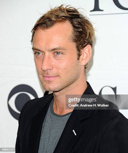 Actor Jude Law attends the 2010 Tony Awards Meet the Nominees Press Reception on May 5, 2010 in New York City.