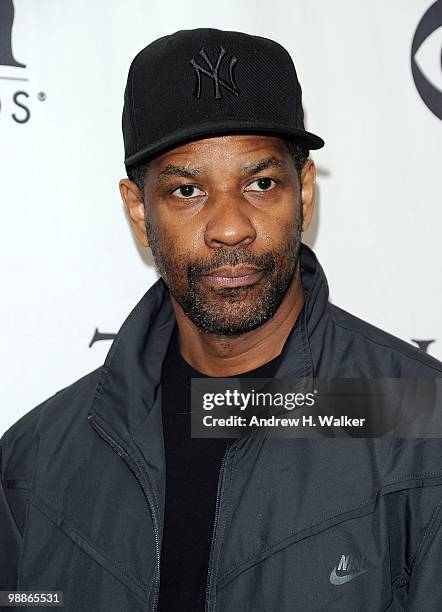 Actor Denzel Washington attends the 2010 Tony Awards Meet the Nominees Press Reception on May 5, 2010 in New York City.