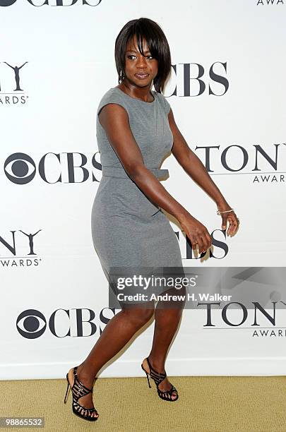 Actress Viola Davis attends the 2010 Tony Awards Meet the Nominees Press Reception on May 5, 2010 in New York City.