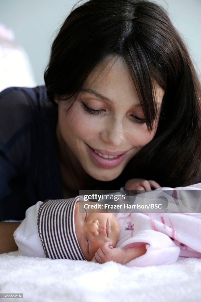 Oksana Grigorieva And Baby Lucia Photo Shoot