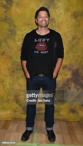 Actor Misha Collins attends the Hollywood Collector's Convention on July 1, 2018 in Tokyo, Japan.