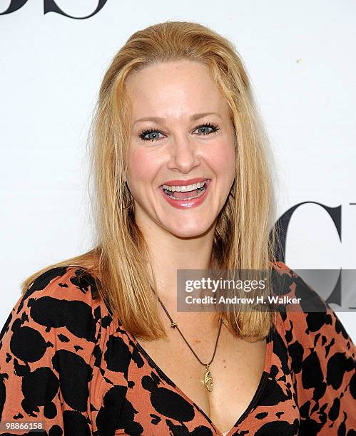 Actress Katie Finneran attends the 2010 Tony Awards Meet the Nominees Press Reception on May 5, 2010 in New York City.