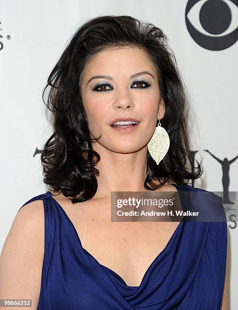 Actress Catherine Zeta-Jones attends the 2010 Tony Awards Meet the Nominees Press Reception on May 5, 2010 in New York City.