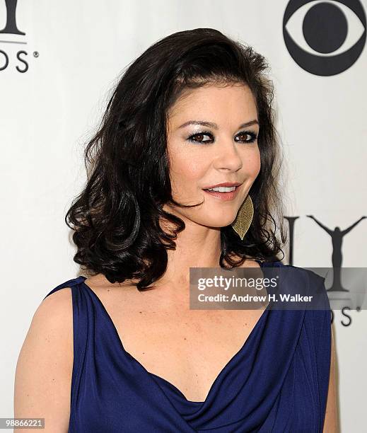 Actress Catherine Zeta-Jones attends the 2010 Tony Awards Meet the Nominees Press Reception on May 5, 2010 in New York City.