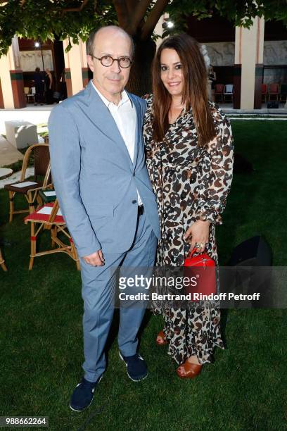 Of Sonia Rykiel, Jean-Marc Loubier and his wife Hedieh attend the Sonia Rykiel - Paris Fashion Week - Haute Couture Fall/Winter 2018-2019 at Les...