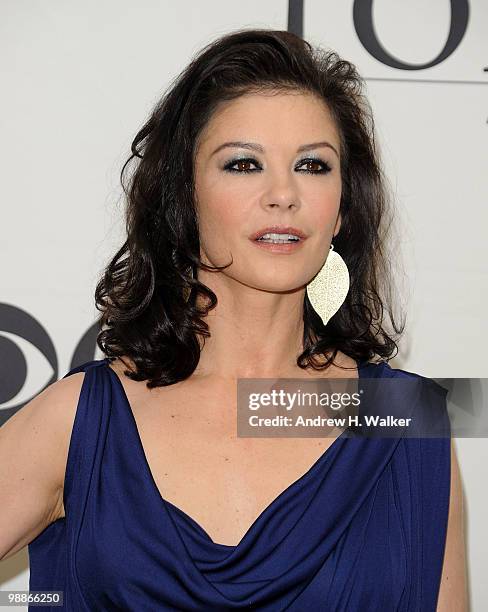 Actress Catherine Zeta-Jones attends the 2010 Tony Awards Meet the Nominees Press Reception on May 5, 2010 in New York City.