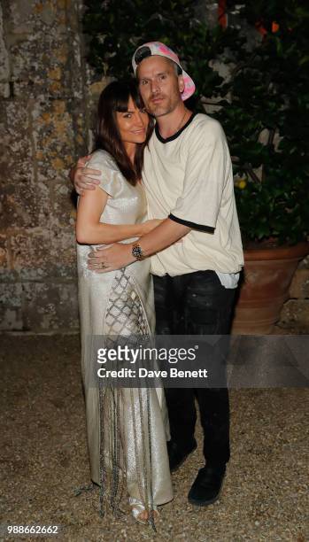 Rosetta Getty and Balthazar Getty attend the third annual Tuscany weekend at Villa Cetinale on June 30, 2018 in Italy.