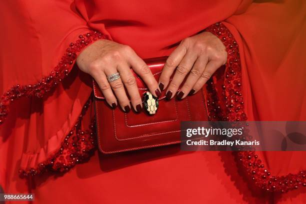 Tracy Grimshaw arrives at the 60th Annual Logie Awards at The Star Gold Coast on July 1, 2018 in Gold Coast, Australia.