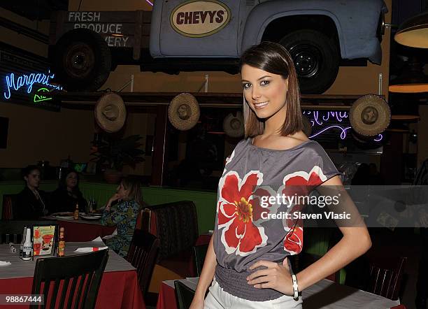 Miss Universe Stefania Fernandez celebrates Cinco de Mayo at Chevy's on May 5, 2010 in New York City.