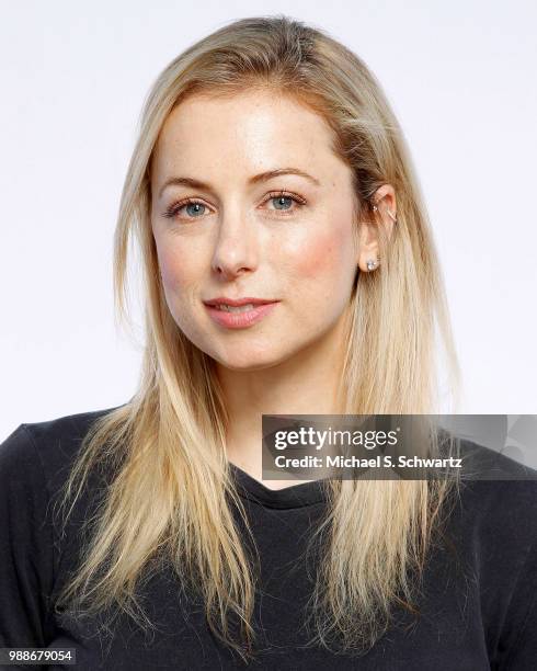 Comedian Iliza Shlesinger poses during her appearance at The Ice House Comedy Club on June 30, 2018 in Pasadena, California.