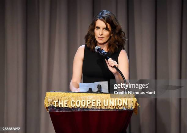 Tina Fey attends the Concert For America: Stand Up, Sing Out! at The Great Hall at Cooper Union on June 30, 2018 in New York City.