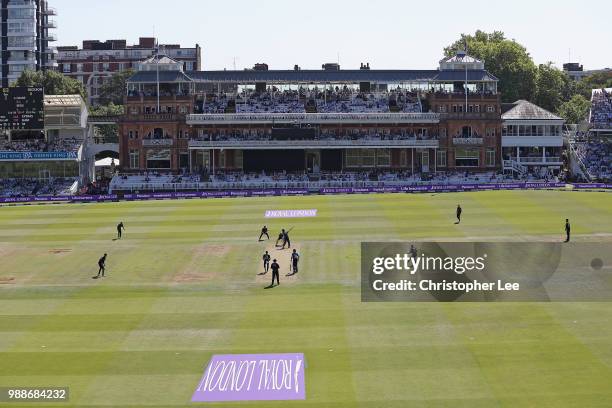 General view during the Royal London One-Day Cup Final match between Kent and Hampshire at Lord's Cricket Ground on June 30, 2018 in London, England.