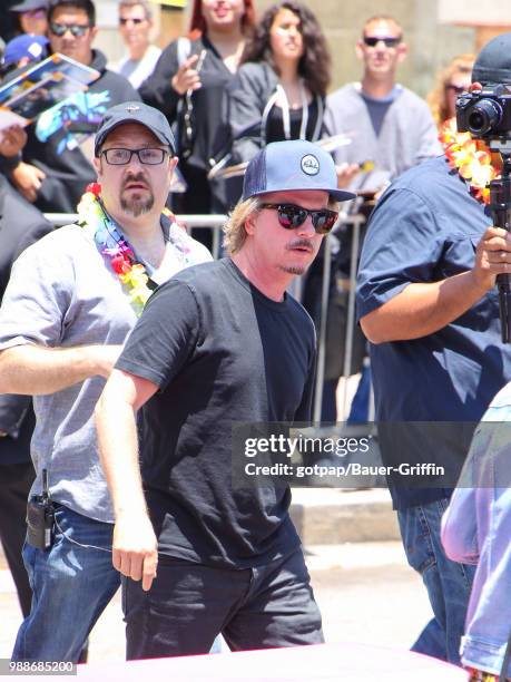 David Spade is seen outside 'Hotel Transylvania 3' Premiere at Regency Village Theatre on June 30, 2018 in Los Angeles, California.