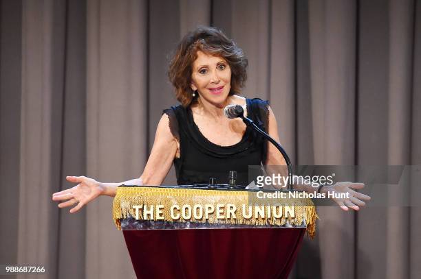 Andrea Martin performs at the Concert For America: Stand Up, Sing Out! at The Great Hall at Cooper Union on June 30, 2018 in New York City.