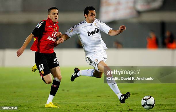 Alvaro Arbeloa of Real Madrid in action during the La Liga match between Mallorca and Real Madrid at Ono Estadi on May 5, 2010 in Mallorca, Spain.