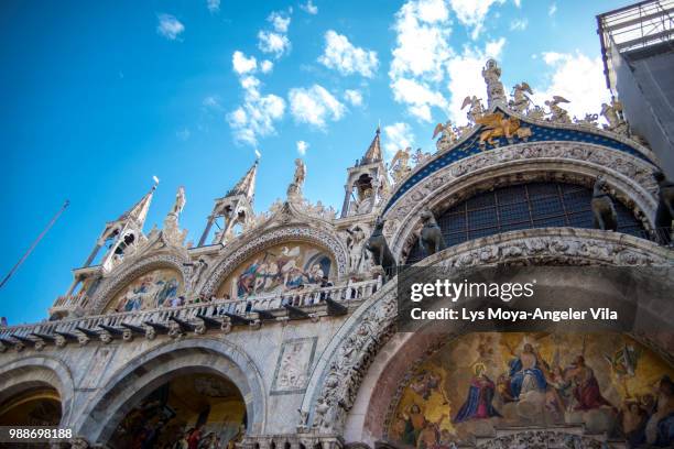 basilica de san marco - lys stock pictures, royalty-free photos & images