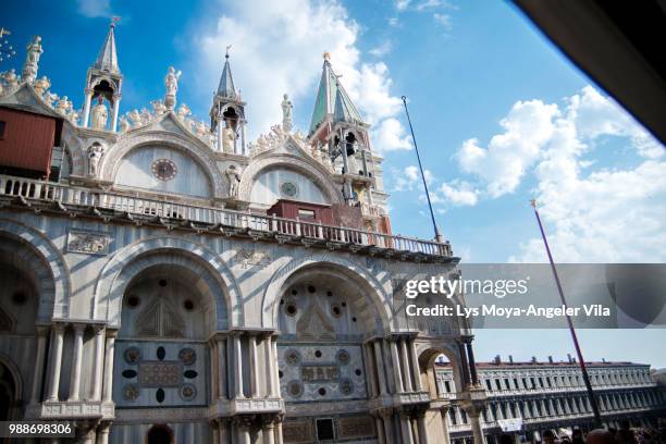 basilica de san marco (venice) - lys stock pictures, royalty-free photos & images