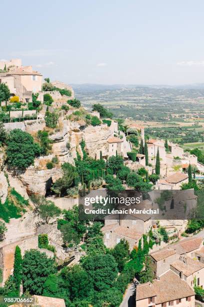 gordes in provence - maréchal stock pictures, royalty-free photos & images