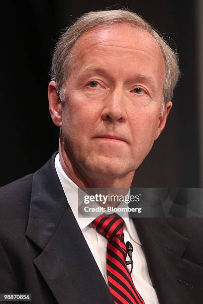 Mark Haas, chief deputy treasurer of Michigan, speaks during the Bloomberg Markets Global Hedge Fund and Investor Summit in New York, U.S., on...