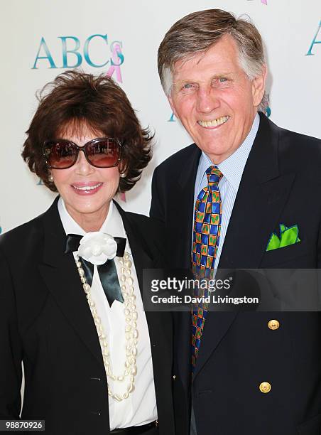 Actress Mary Ann Mobley and husband actor Gary Collins attend the Associates for Breast and Prostate Cancer "Mother's Day Luncheon" at the Four...