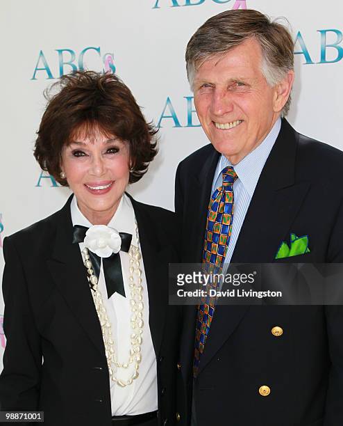 Actress Mary Ann Mobley and husband actor Gary Collins attend the Associates for Breast and Prostate Cancer "Mother's Day Luncheon" at the Four...