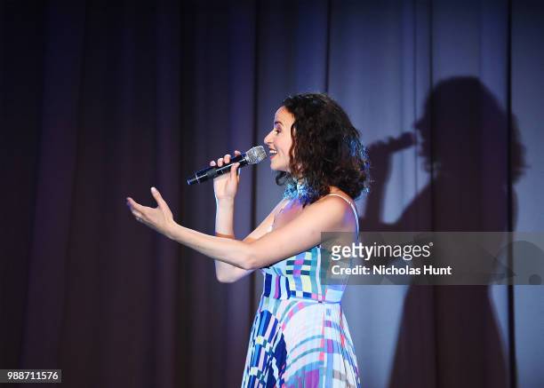 Mandy Gonzalez performs ar the Concert For America: Stand Up, Sing Out! at The Great Hall at Cooper Union on June 30, 2018 in New York City.