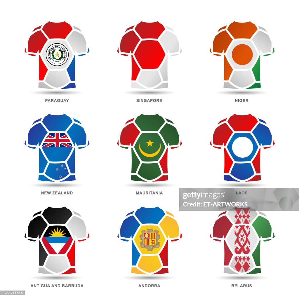 Vector Soccer Uniforms