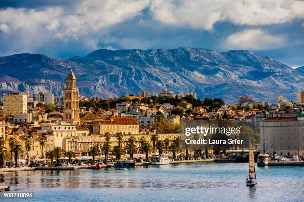 view of trogir, croatia, europe - croatian culture stock pictures, royalty-free photos & images