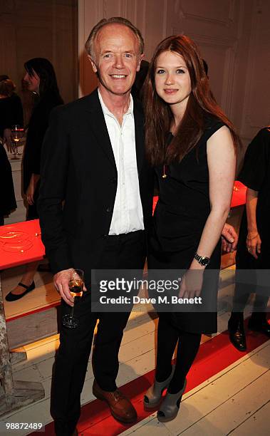 Gary and Bonnie Wright attend the launch of the Nuba Collection at Wright & Teague on May 5, 2010 in London, England.