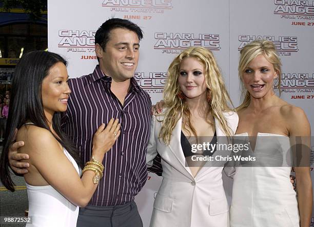 Lucy Liu, Matt LeBlanc, Drew Barrymore and Cameron Diaz