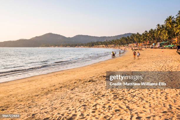 palolem beach, goa, india, asia - palolem beach stock pictures, royalty-free photos & images