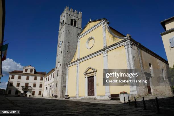 hill village of motovun, istra peninsula, croatia, europe - croatian culture stock pictures, royalty-free photos & images