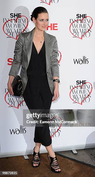 Kirsty Gallacher attends the SHE Inspiring Women Awards at Claridges Hotel on May 5, 2010 in London, England.