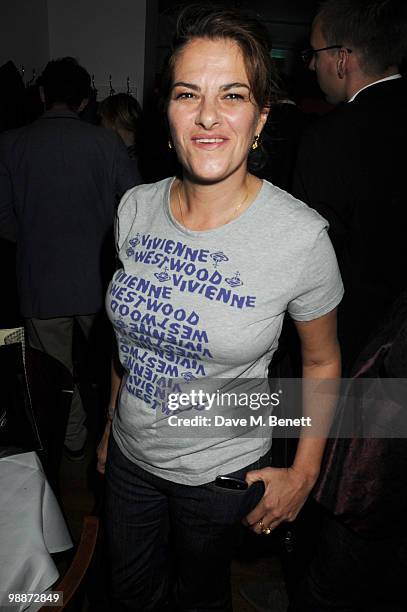 Tracey Emin attends Carl Freedman party celebrating 10 years of Counter Editions Publishing at the Rivington Grill on May 5, 2010 in London, England.
