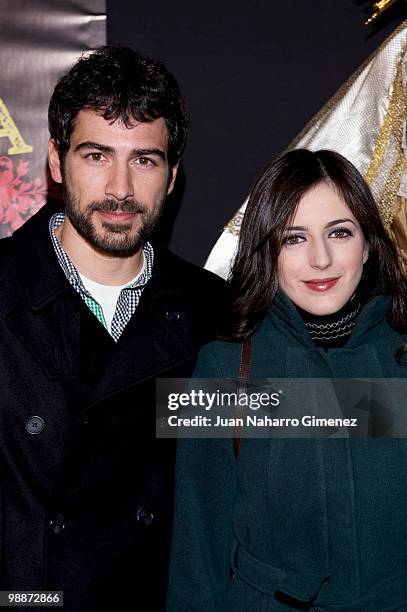 Spanish actor Alejandro Tous and spanish actress Ruth Nunez attend 'Madre Amadisima' premiere at Paz cinema on May 5, 2010 in Madrid, Spain.