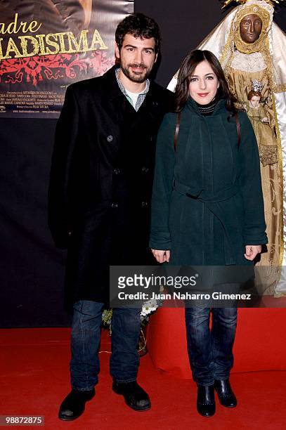 Spanish actor Alejandro Tous and spanish actress Ruth Nunez attend 'Madre Amadisima' premiere at Paz cinema on May 5, 2010 in Madrid, Spain.